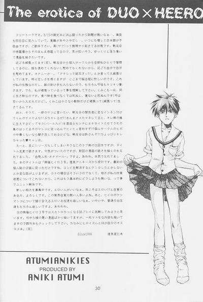 Love² South Pole of Heero Show #2 (Gundam Wing) [Duo X Heero] YAOI page 27 full