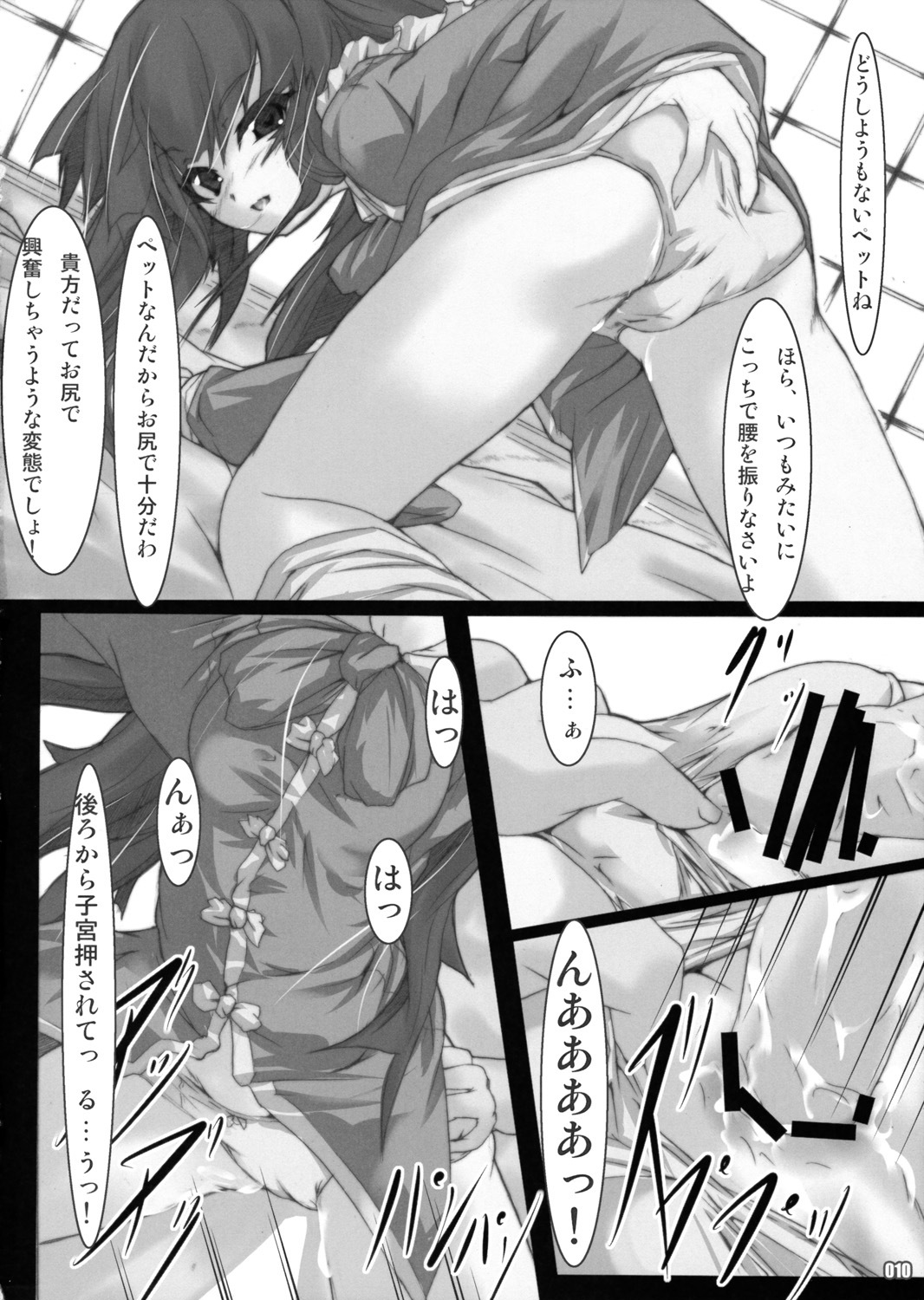 (Reitaisai 6) [Lagrangian-Point (Akatuki Tetora)] Kusaha no Kuroki Tokoro Kara (Touhou Project) page 10 full