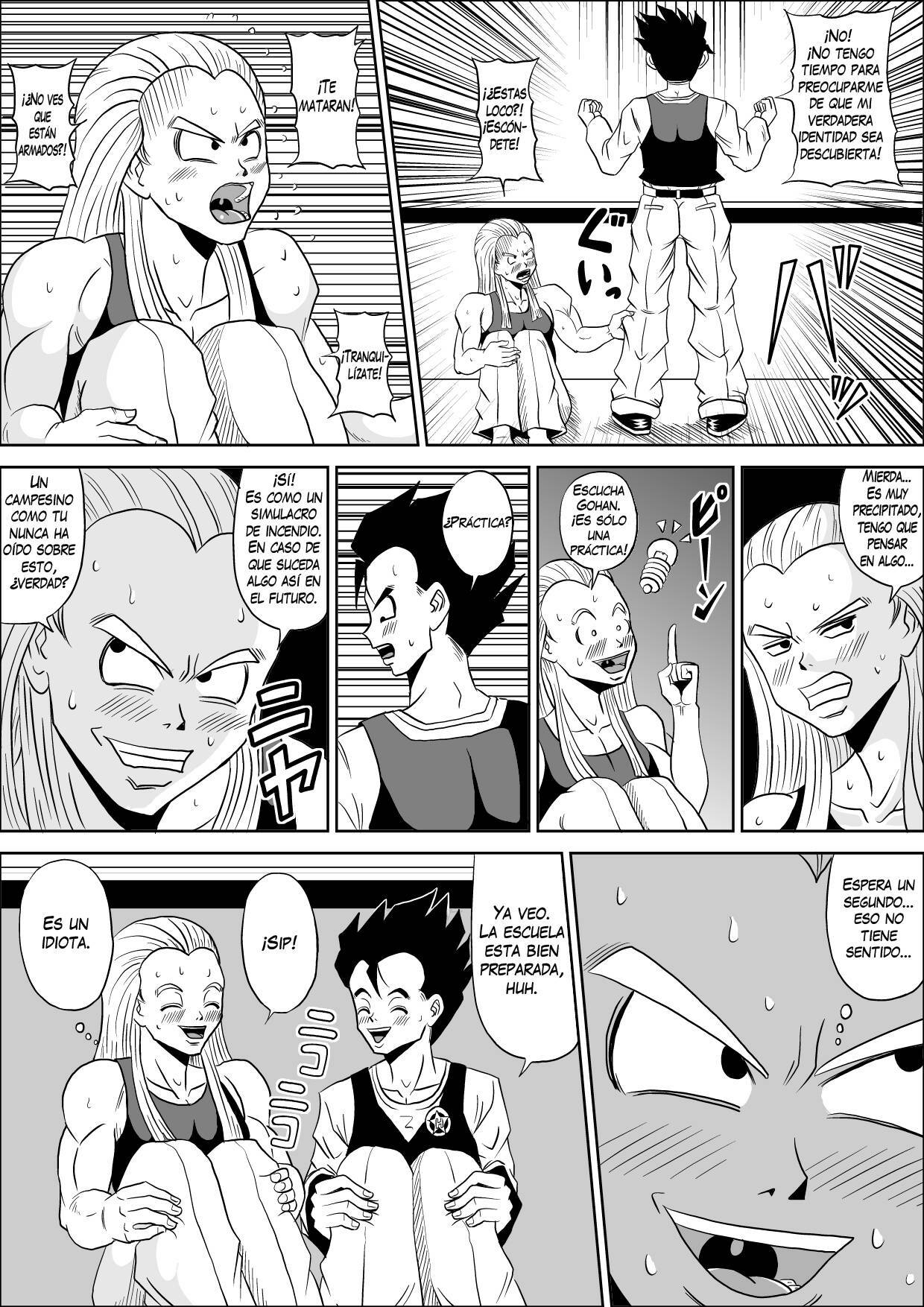 [Pyramid House (Muscleman)] HIGH SCHOOL RAPE (Dragon Ball Z) [Spanish] [BloodHunter] page 5 full