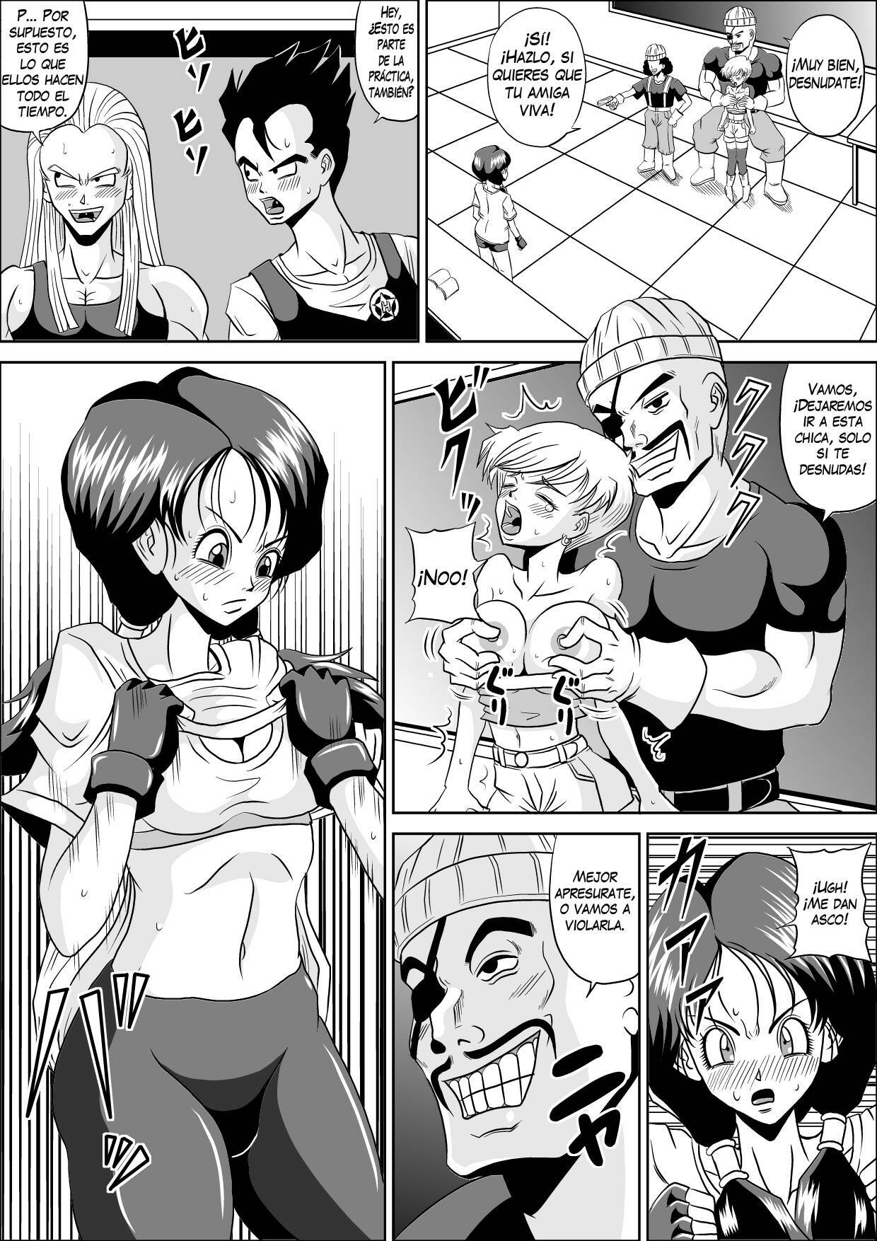 [Pyramid House (Muscleman)] HIGH SCHOOL RAPE (Dragon Ball Z) [Spanish] [BloodHunter] page 6 full