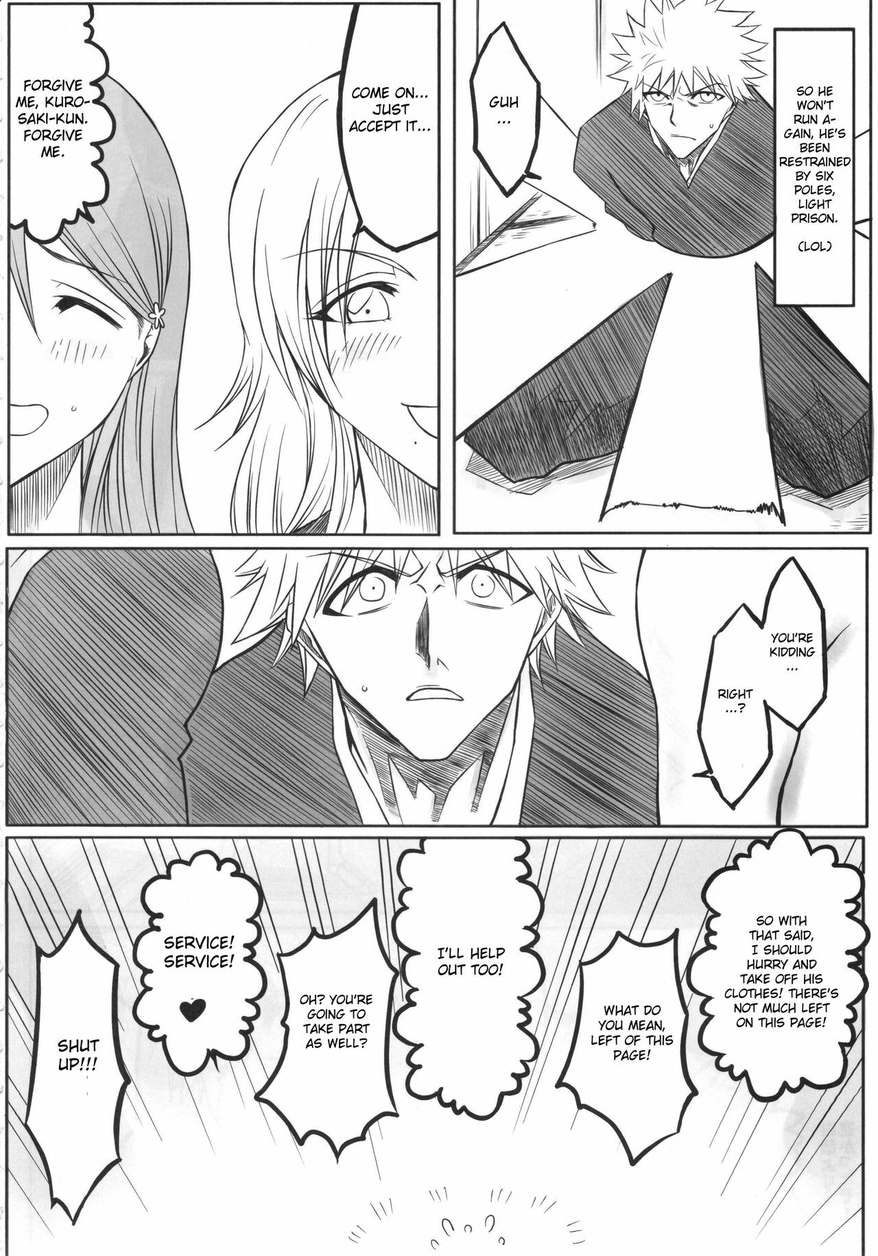 (C72) [Heta no Yoko Zuki (Dunga)] Ori (Bleach) [English] [doujin-moe.us] page 9 full