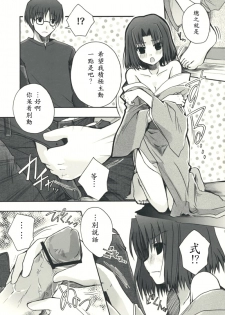 (C75) [Alkaloid (Izumiya Otoha)] Mitsuyume (Kara no Kyoukai) [Chinese] [枫色汉化组] - page 9