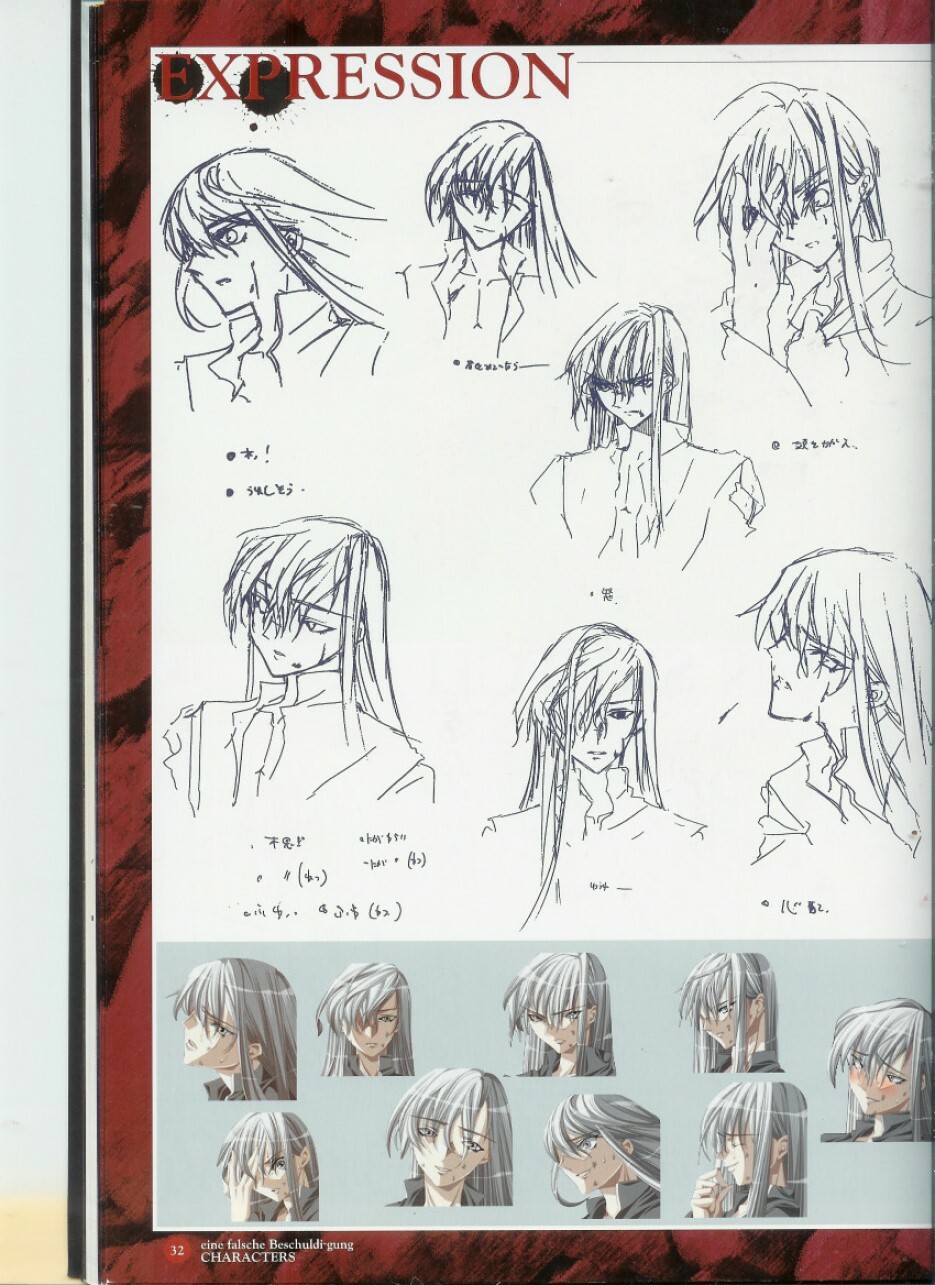 Official Enzai Art Fanbook page 33 full