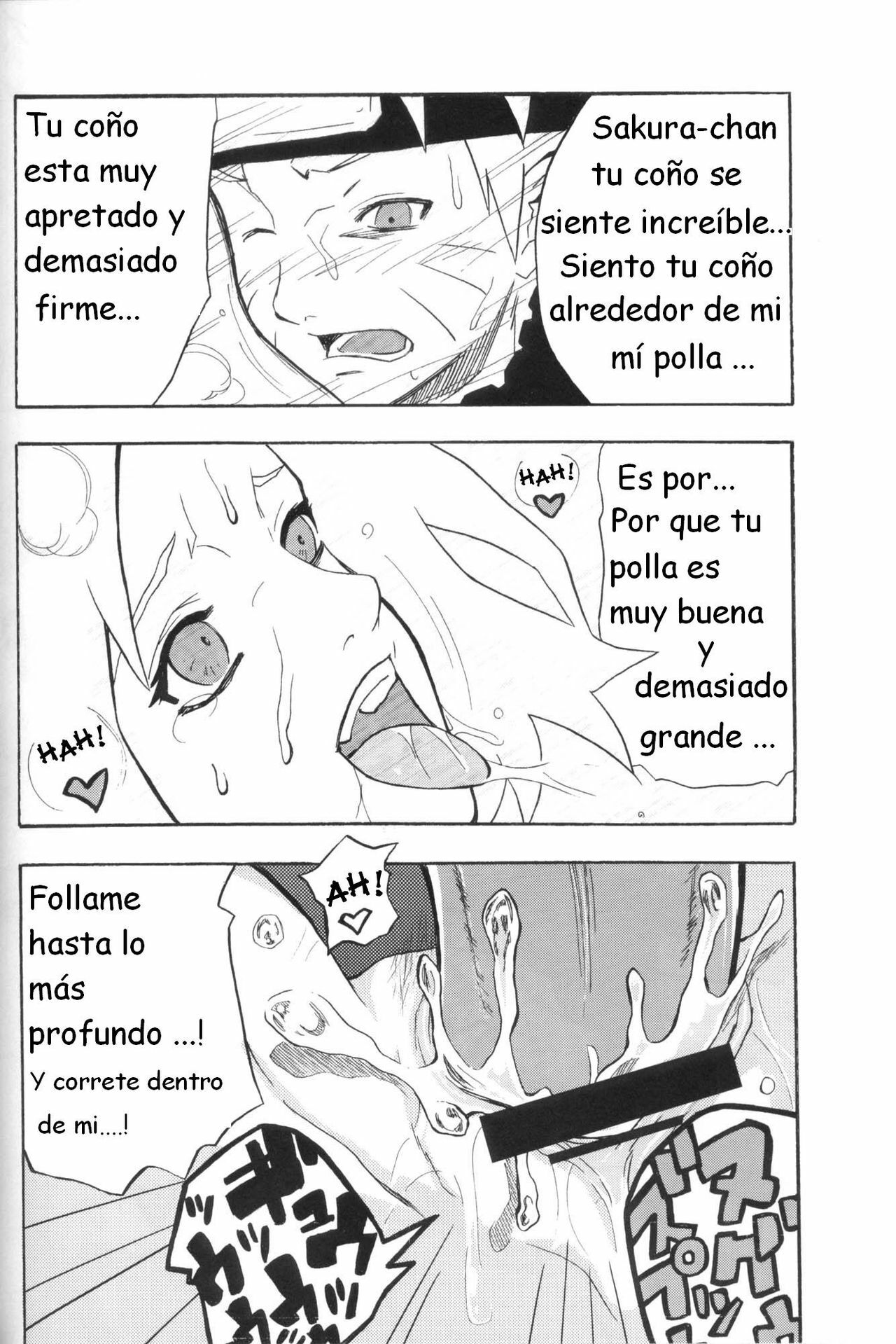 (C70) [Karakishi Youhei-dan Shinga (Kanenomori Sentarou, Sahara Wataru)] Toushatei (Naruto) [Spanish] [Iori1600] page 19 full