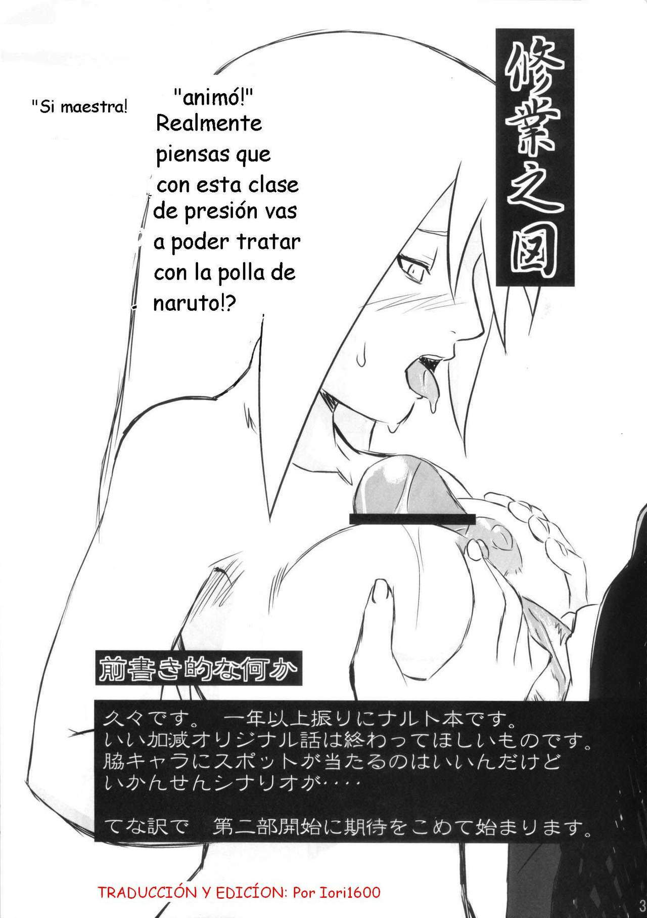 (C70) [Karakishi Youhei-dan Shinga (Kanenomori Sentarou, Sahara Wataru)] Toushatei (Naruto) [Spanish] [Iori1600] page 2 full