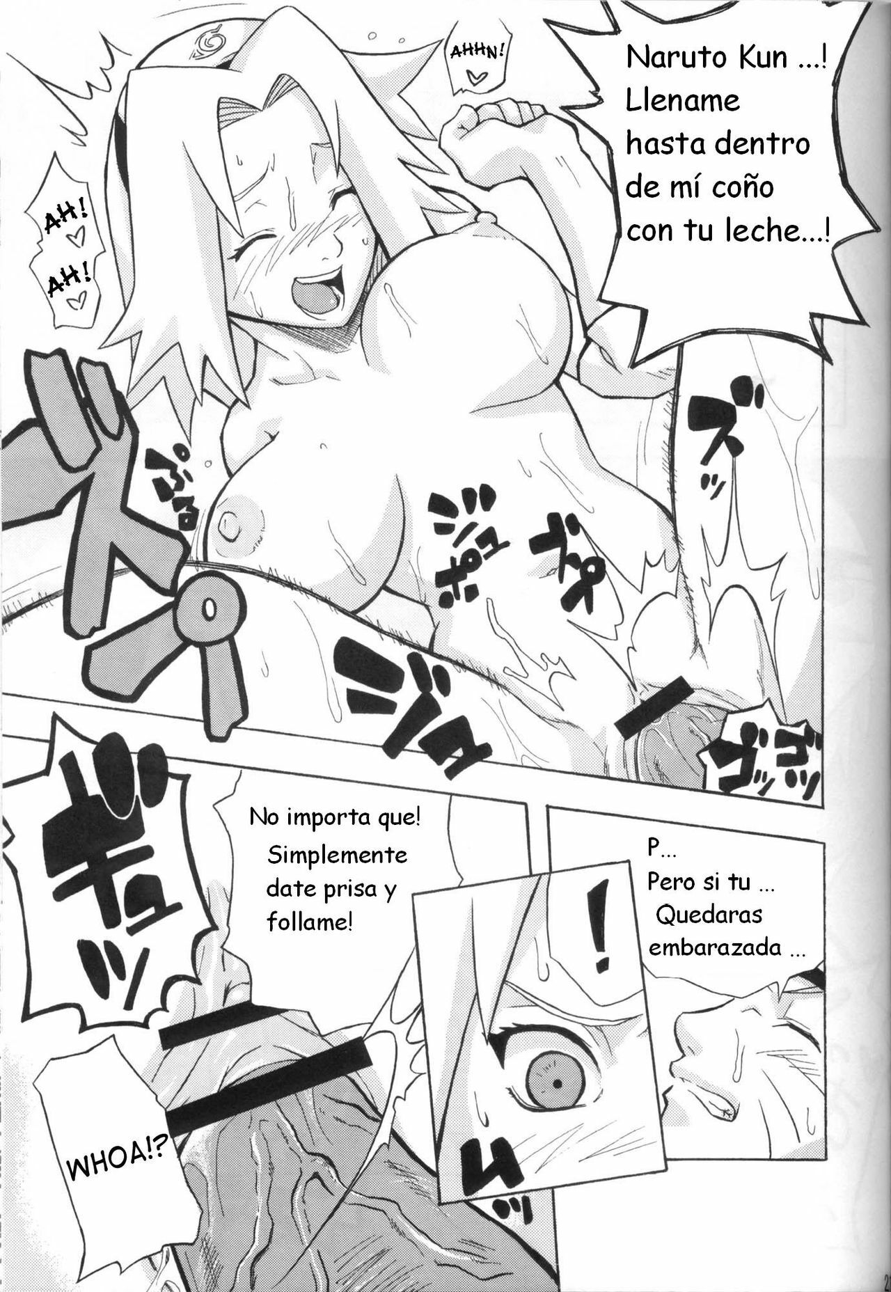 (C70) [Karakishi Youhei-dan Shinga (Kanenomori Sentarou, Sahara Wataru)] Toushatei (Naruto) [Spanish] [Iori1600] page 20 full