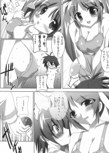 (SC36) [Lezmoe! (Oyu no Kaori)] Zettai Naisho! Himitsu no Otomari nano (Mahou Shoujo Lyrical Nanoha StrikerS) - page 6