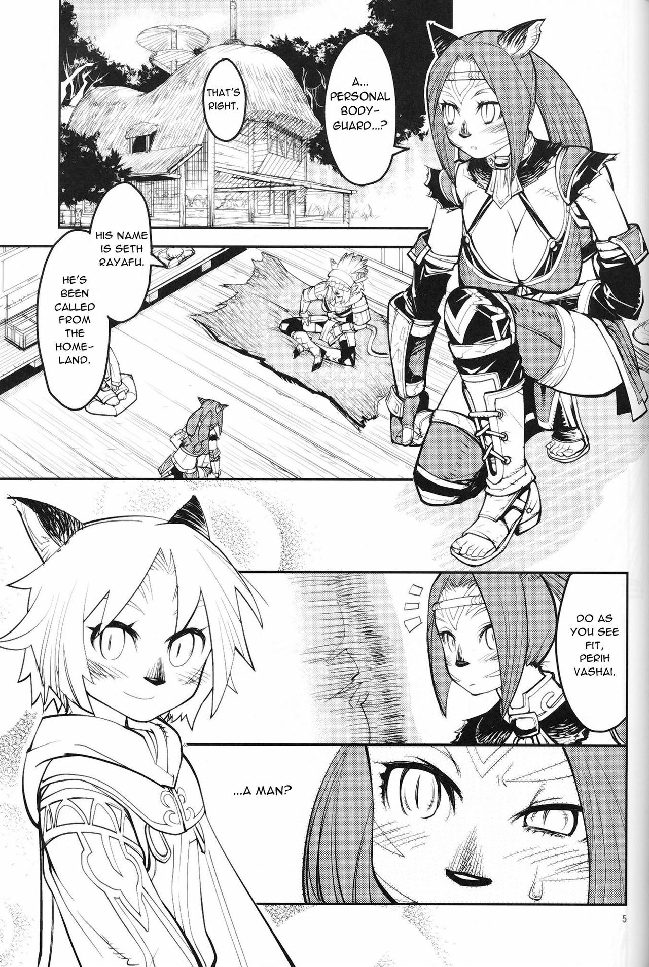 (C75) [Kuroshiki (Kurohiko)] Kuroshiki Vol. 7 (Final Fantasy XI) [English] page 4 full
