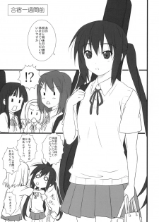 (C76) [Heaven's Gate (Andou Tomoya)] Neko Biyori -Nakano Azusa- (K-ON!) - page 2