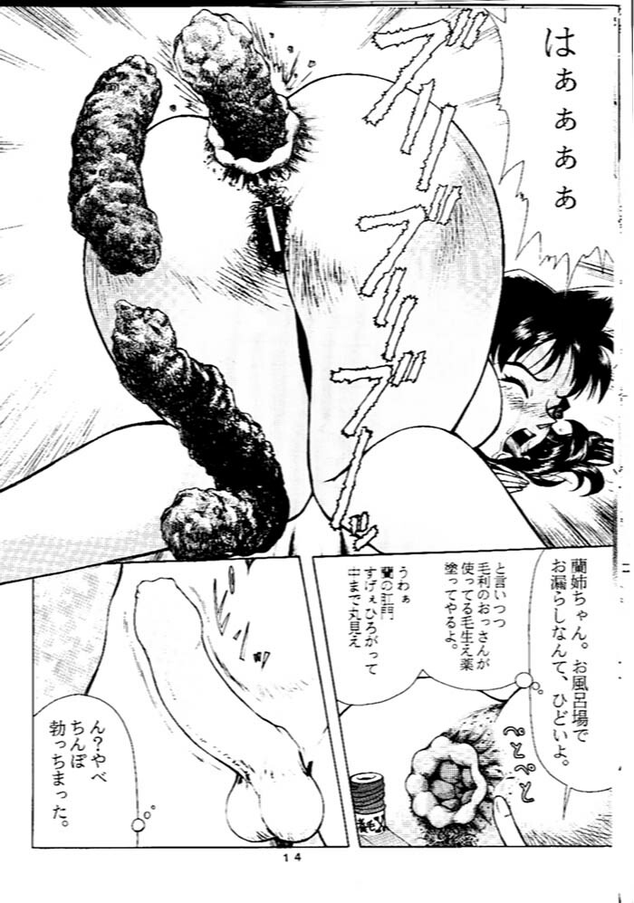 (CR24) [ANA (Kichijouji Kitashirou)] Ran-neechan no Oshiri (Detective Conan) page 13 full