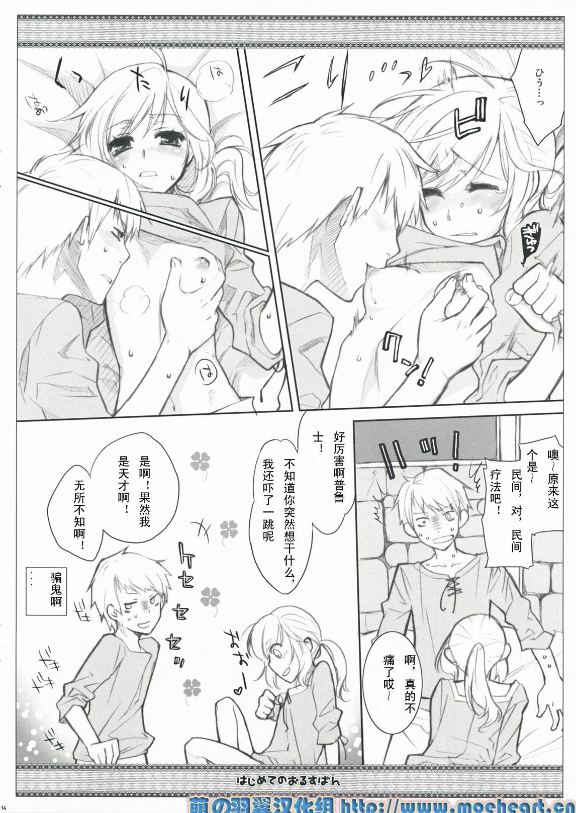 (C76) [VM500 (Kome)] Hajimete no Orosuban (Axis Powers Hetalia) [Chinese] [萌の羽翼汉化组] page 14 full