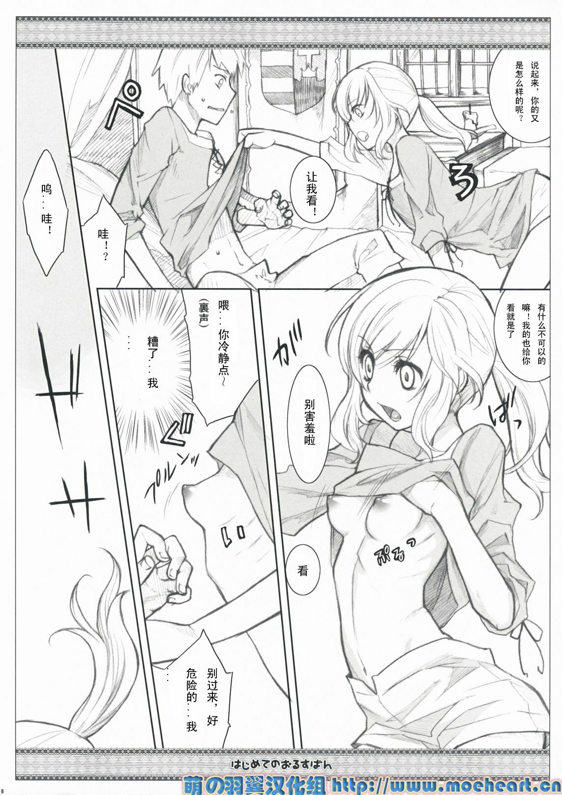 (C76) [VM500 (Kome)] Hajimete no Orosuban (Axis Powers Hetalia) [Chinese] [萌の羽翼汉化组] page 8 full