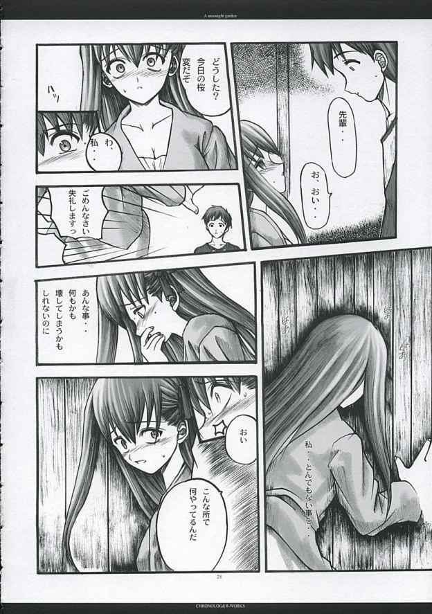 [CHRONOLOG, R-Works] A moonlit garden (Tsukihime,Fate/Stay Night) page 27 full