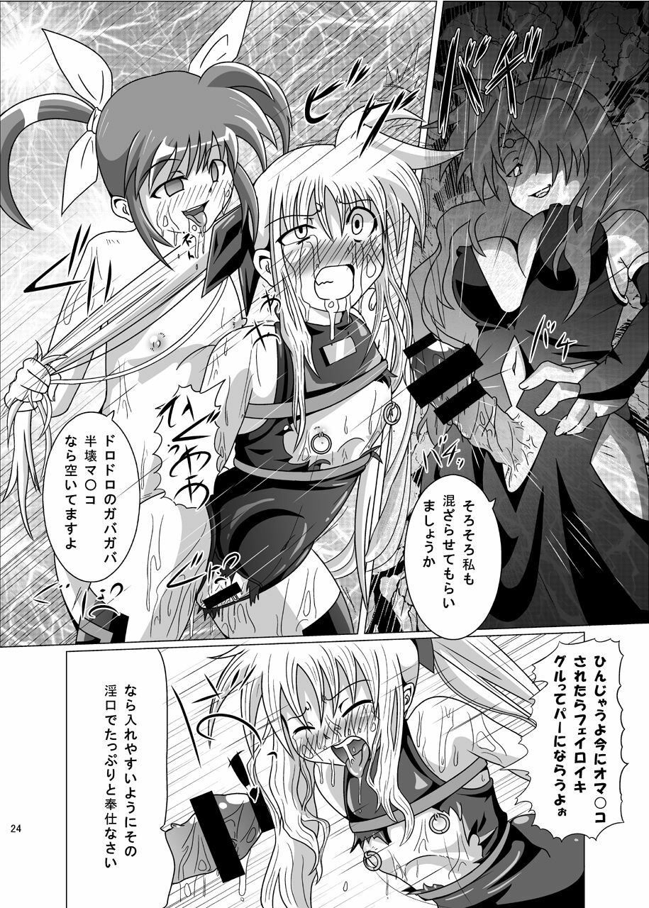 [Kurodamaya (Akadama)] Kurenai no Sho ~Fate Hen~ (Mahou Shoujo Lyrical Nanoha) page 25 full