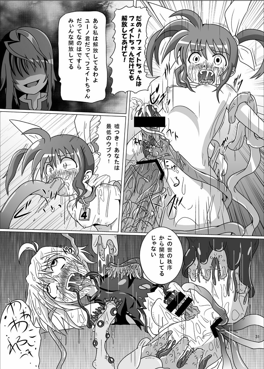 [Kurodamaya (Akadama)] Kurenai no Sho ~Fate Hen~ (Mahou Shoujo Lyrical Nanoha) page 32 full