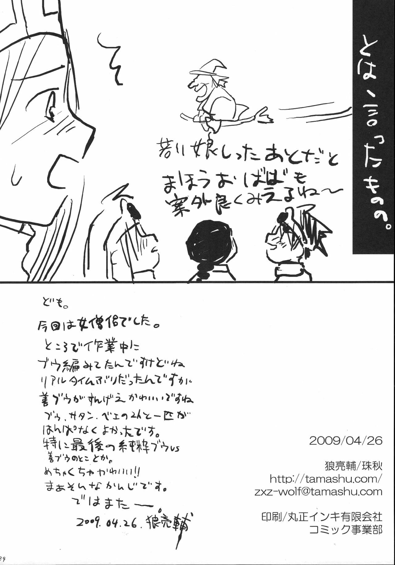 (COMIC1☆3) [Tamashu (Ohkami Tyosuke)] LOVEHERO.10 (Dragon Quest III) page 35 full