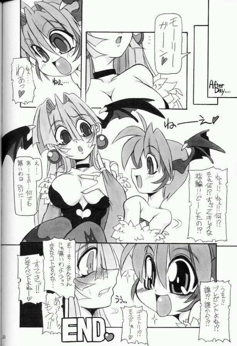 (C61) [NNZ DAN (Great Magami)] Moeyo!! Morrigan (Darkstalkers) page 49 full