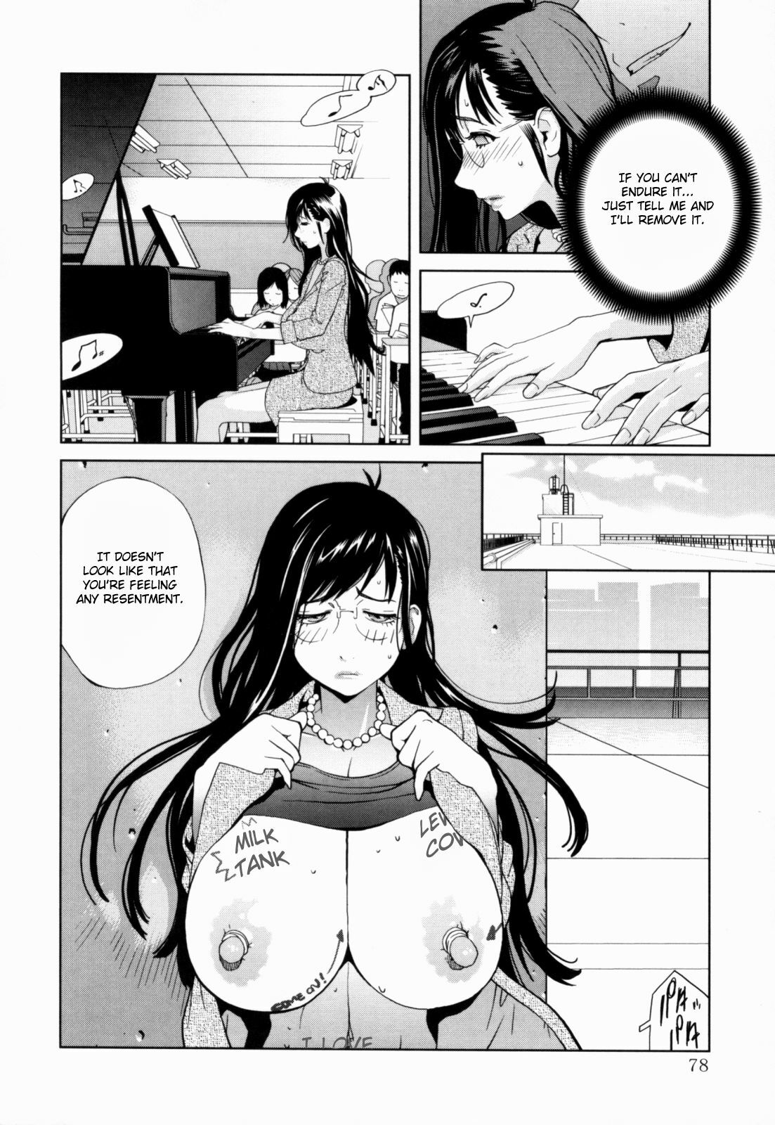 [Kotoyoshi Yumisuke] Kumikyoku Mitsunyuu - Mammosus Vacca Narratio [English] [Fated Circle] page 79 full