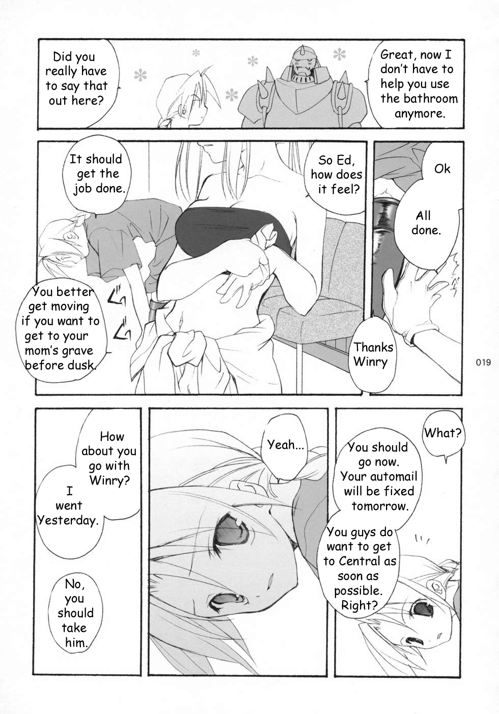 (C65) [Kyougetsutei (Miyashita Miki)] Hagane No XXXX (Fullmetal Alchemist) [English] [Decensored] page 18 full