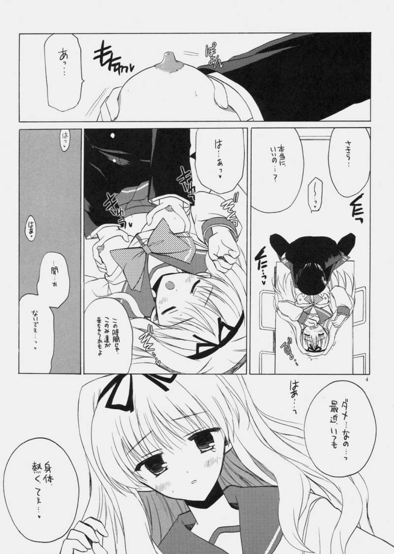 (SC30) [VISTA (Odawara Hakone)] Sasara to Maryan no Are (ToHeart2) page 3 full