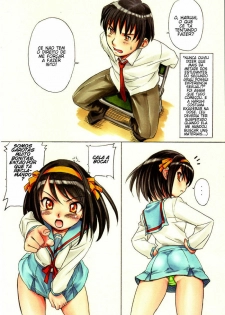 (C70) [Kacchuu Musume (Nishitsuki Tsutomu)] Suzumiya Haruhi no Nisemono | Sorte Grande (Tetsuwan Nurse) (Suzumiya Haruhi no Yuuutsu) [Portuguese-BR] [Downs Brasil] [Decensored] - page 3