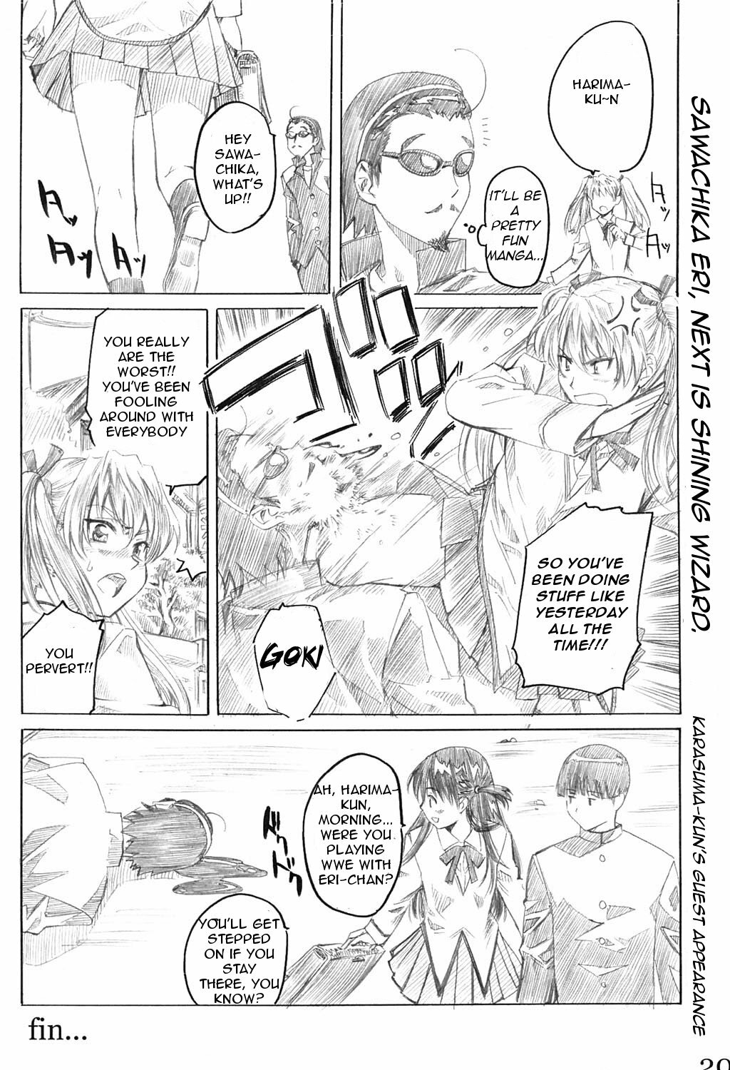 (C67) [MARUTA-DOJO (MARUTA)] School Rumble Harima no Manga Michi (School Rumble) [English] {rookie84} page 19 full