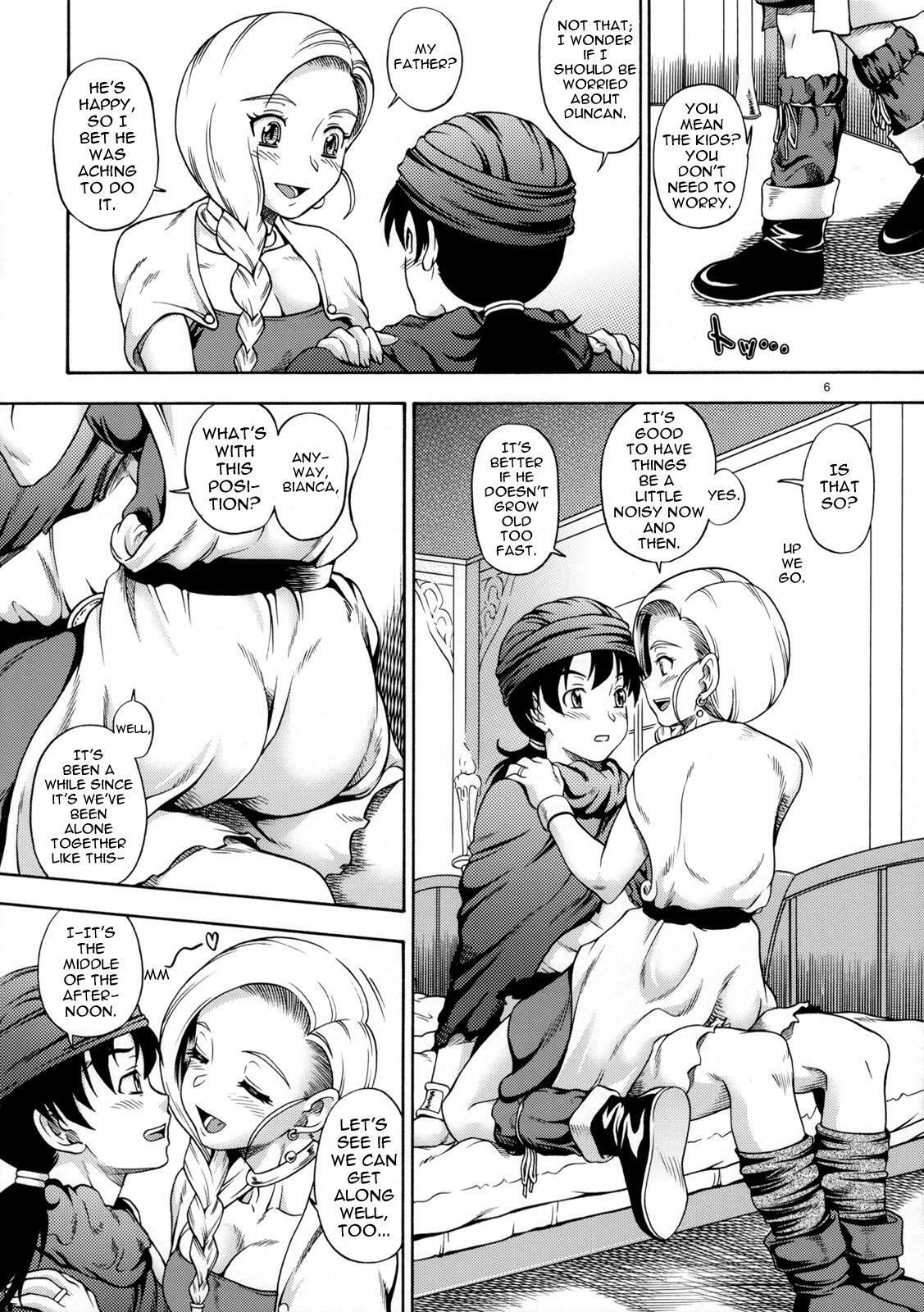 (SC34) [Kensoh Ogawa (Fukudahda)] Bianca Milk 5.1 (Dragon Quest V) [English] [tokorodokoro] [Uncensored] page 4 full