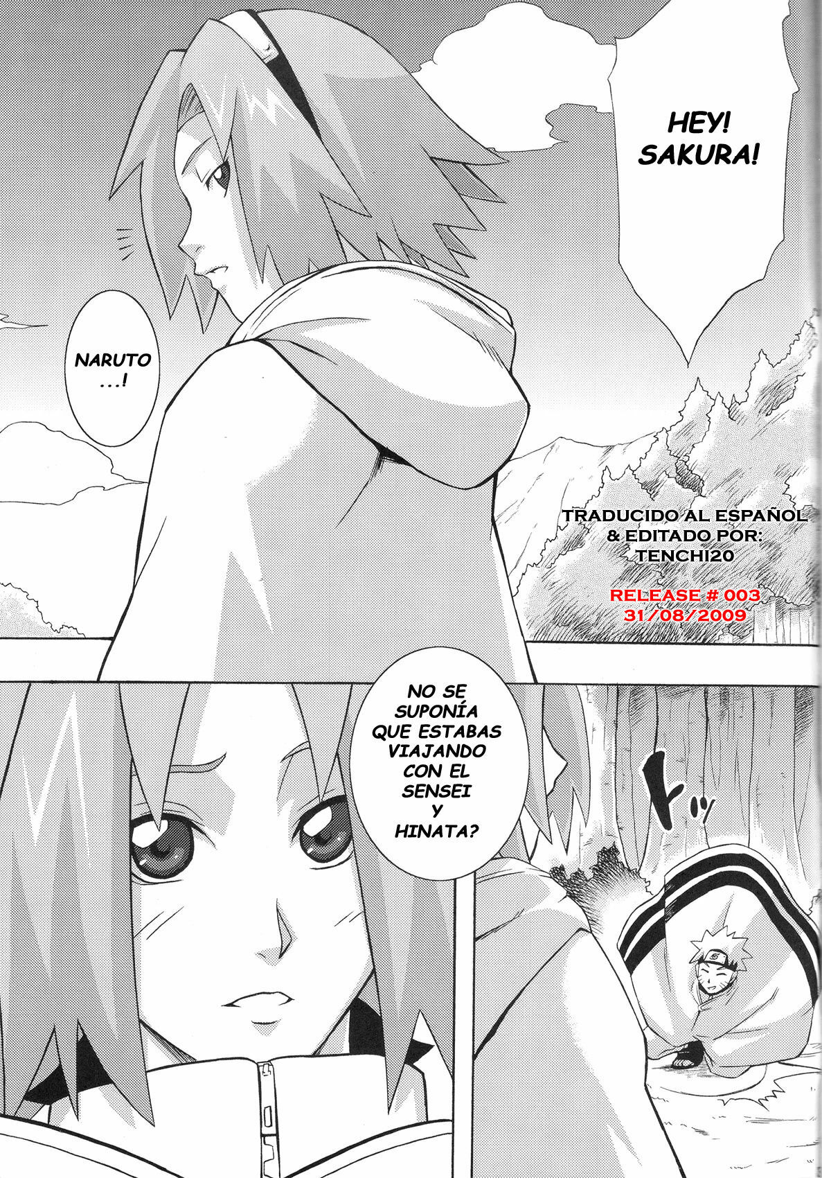 (C76) [Karakishi Youhei-dan Shinka (Sunahara Wataru)] Yokubari Saboten (Naruto) [Spanish] [tenchi20] page 2 full