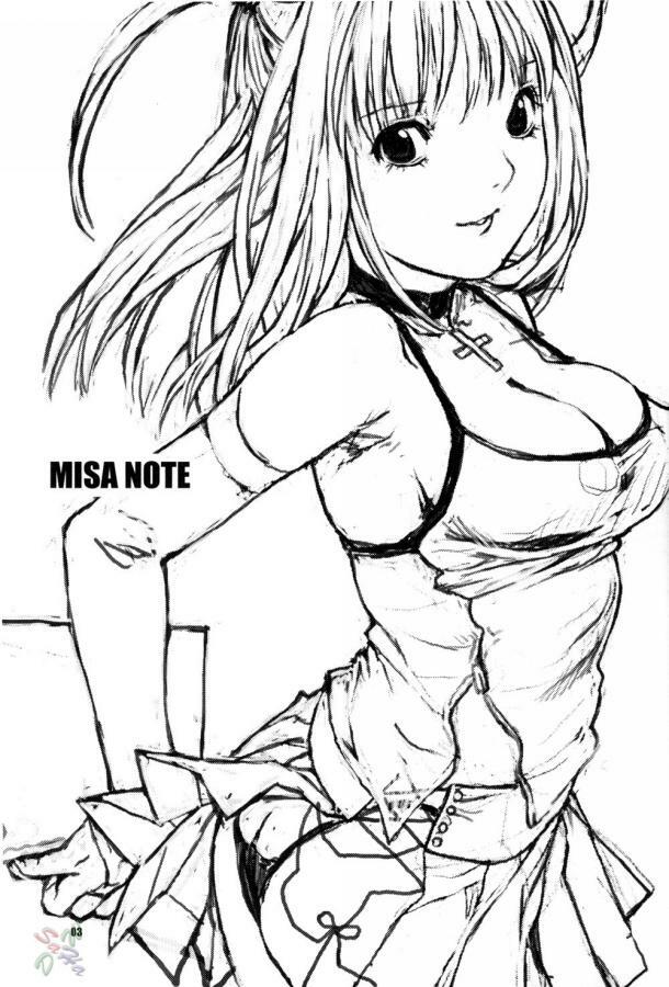 (ComiComi7) [Nekomataya (Nekomata Naomi)] Misa Note (Death Note) [Portuguese-BR] [Sharingantz] page 2 full