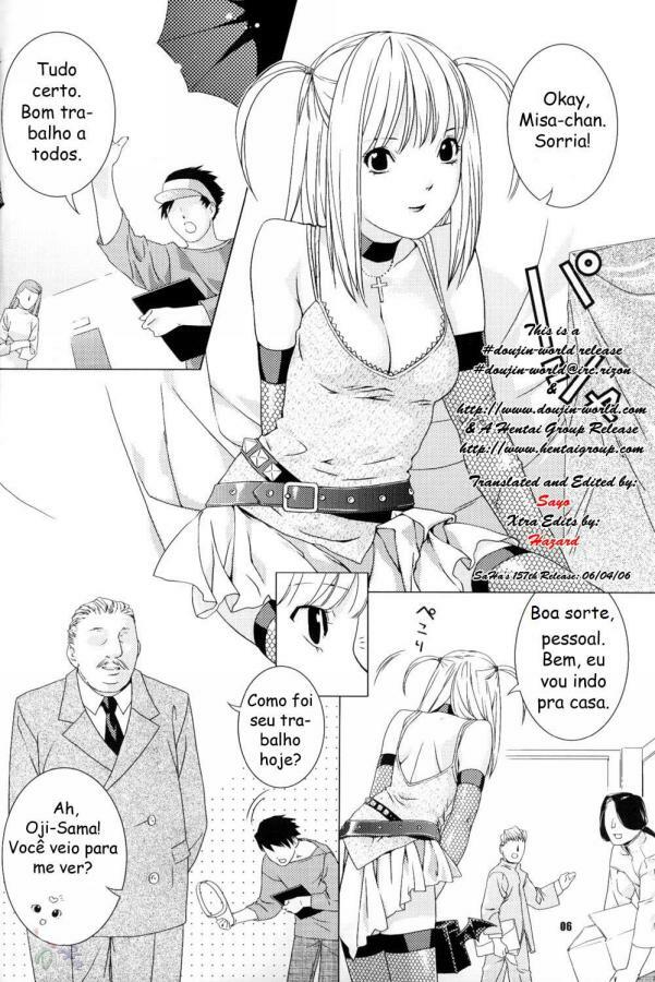 (ComiComi7) [Nekomataya (Nekomata Naomi)] Misa Note (Death Note) [Portuguese-BR] [Sharingantz] page 5 full