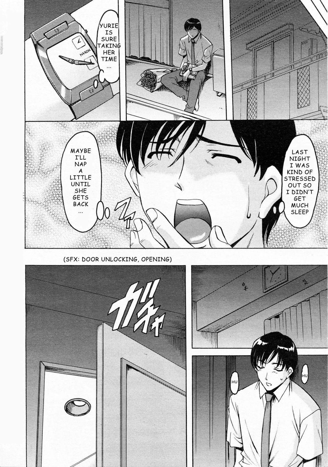 [Hoshino Ryuichi] Yuuwaku no Toshiue Apartment | Old Apartment of Temptation Ch. 7 (ANGEL Club 2009-08) [English] [Ragemanga] page 3 full