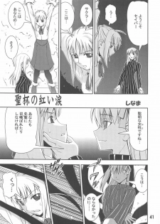 (C67) [KATAMARI-YA (Kanetsuki Masayoshi, Shinama)] Ride or Bend (Fate/Stay Night) - page 41