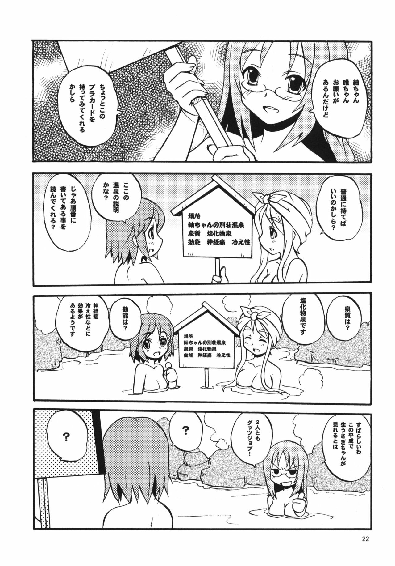 (C76) [SUKAPON-DO (Kagawa Tomonobu, Yano Takumi)] Lazy Summer (K-ON!) page 21 full