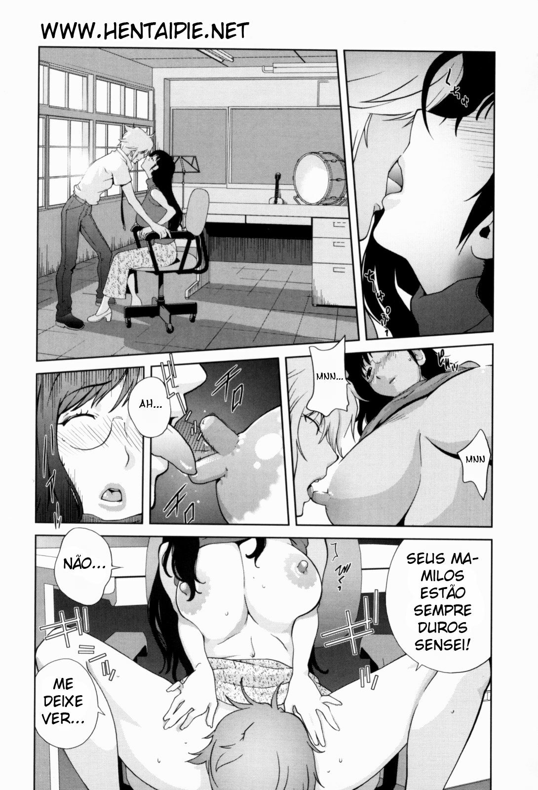 [Kotoyoshi Yumisuke] Kumikyoku Mitsunyuu - Mammosus Vacca Narratio [Portuguese-BR] [Hentaipie.net] page 122 full