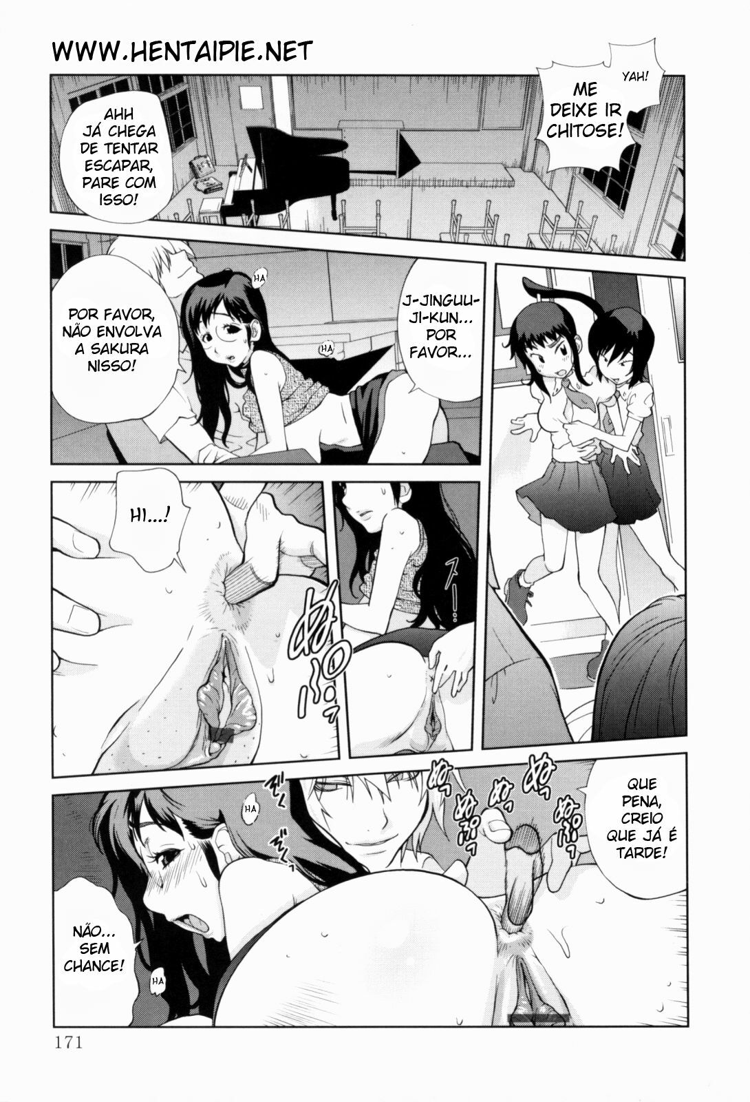 [Kotoyoshi Yumisuke] Kumikyoku Mitsunyuu - Mammosus Vacca Narratio [Portuguese-BR] [Hentaipie.net] page 172 full