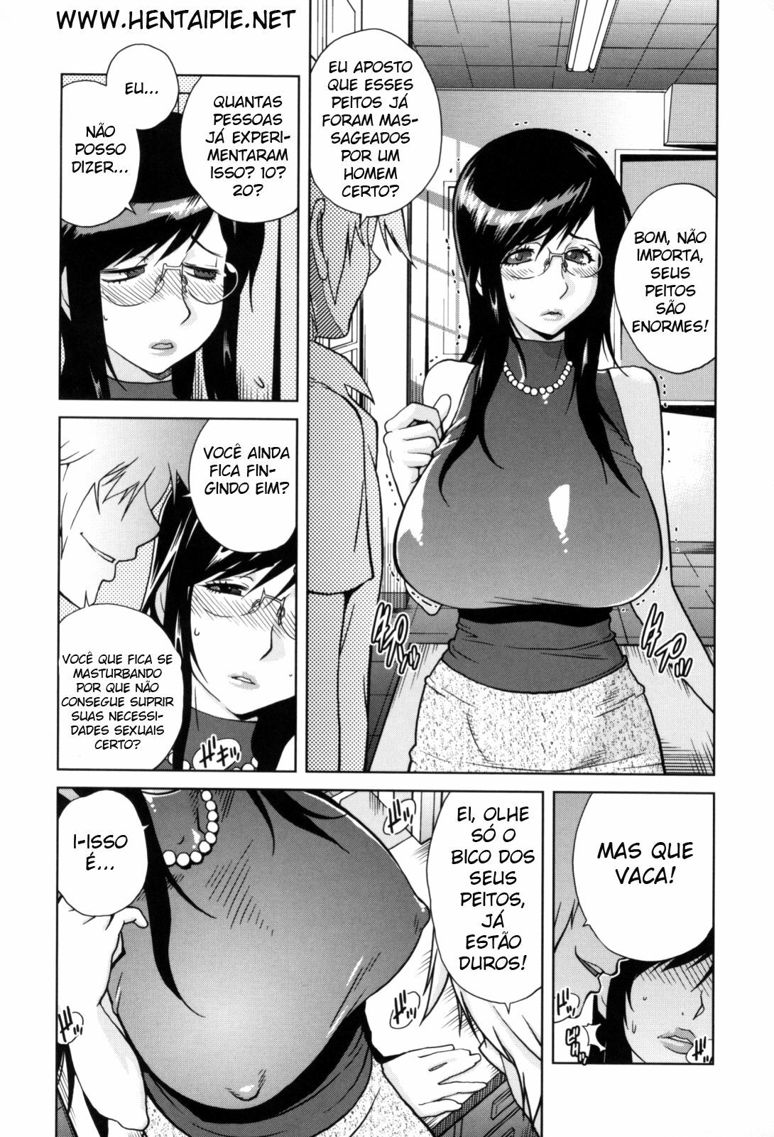 [Kotoyoshi Yumisuke] Kumikyoku Mitsunyuu - Mammosus Vacca Narratio [Portuguese-BR] [Hentaipie.net] page 38 full