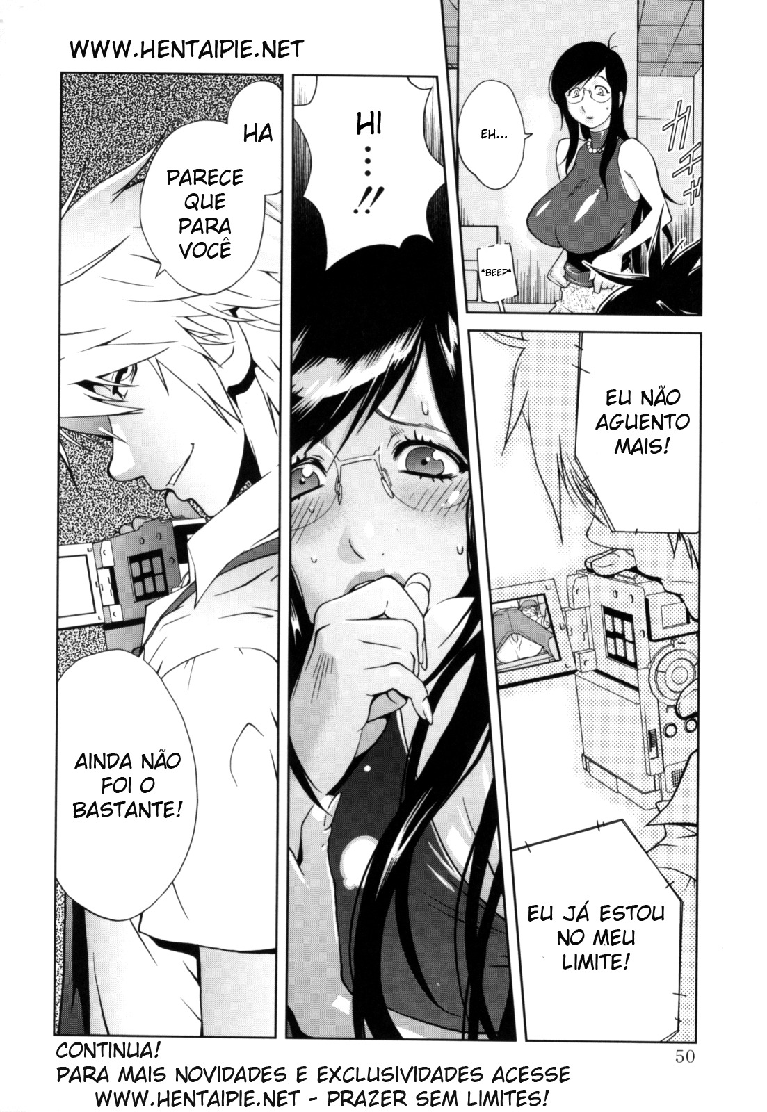 [Kotoyoshi Yumisuke] Kumikyoku Mitsunyuu - Mammosus Vacca Narratio [Portuguese-BR] [Hentaipie.net] page 51 full