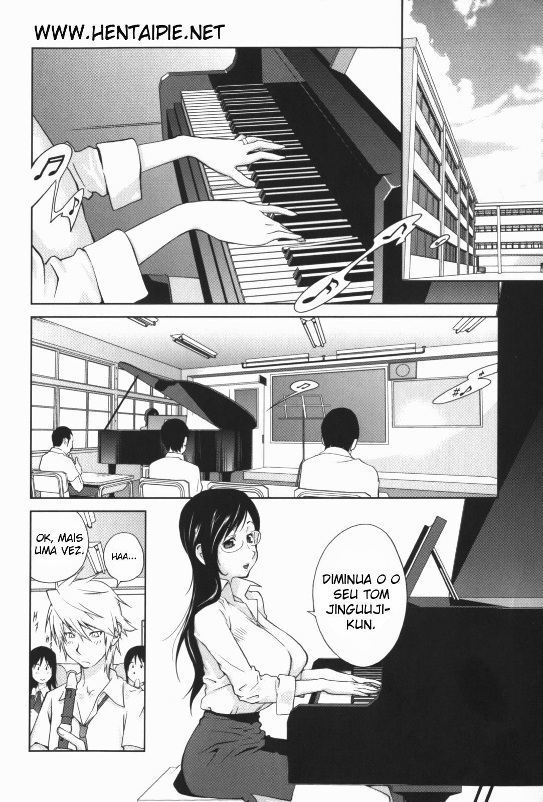 [Kotoyoshi Yumisuke] Kumikyoku Mitsunyuu - Mammosus Vacca Narratio [Portuguese-BR] [Hentaipie.net] page 7 full