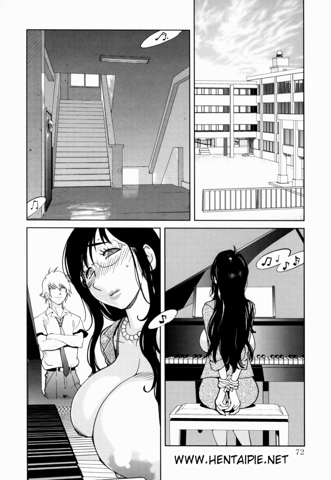 [Kotoyoshi Yumisuke] Kumikyoku Mitsunyuu - Mammosus Vacca Narratio [Portuguese-BR] [Hentaipie.net] page 73 full