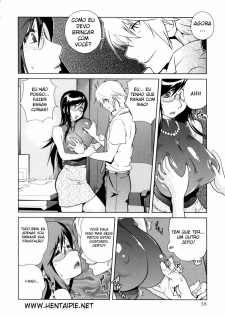 [Kotoyoshi Yumisuke] Kumikyoku Mitsunyuu - Mammosus Vacca Narratio [Portuguese-BR] [Hentaipie.net] - page 39