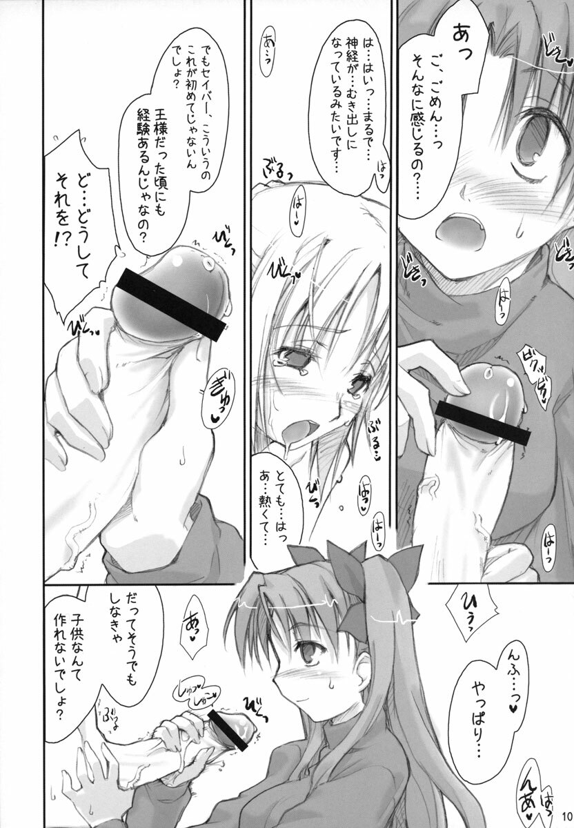 (C67) [Shimoyakedou (Ouma Tokiichi)] Royal Lotion (Fate/stay night) page 9 full