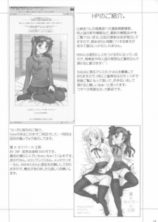 [Precious HEART] Watashi no Hontou no Kimochi (Fate/Stay Night) - page 13
