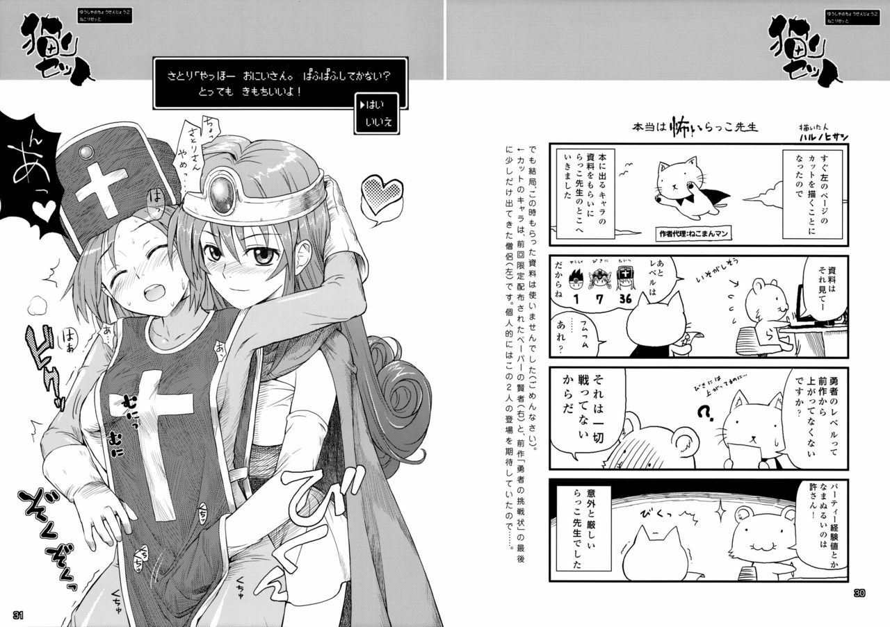 (C76) [R2 (Rakko)] Yuusha no Chousenjou 2 Neko Reset (Dragon Quest III) page 25 full