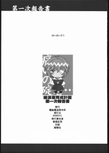 (SC27) [Dennou Denpa Hatsureisho (Harukaze Koucha)] Ayanami Ura Ikusei Keikakusho Daiichiji Houkokusho (Neon Genesis Evangelion) - page 11