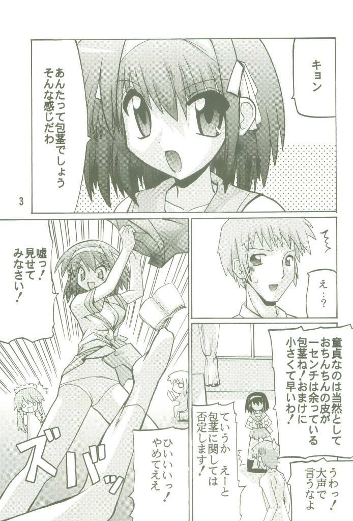 (SC32) [Oohashiya (Oohashi Hikaru)] SOSH (Suzumiya Haruhi no Yuuutsu) page 3 full