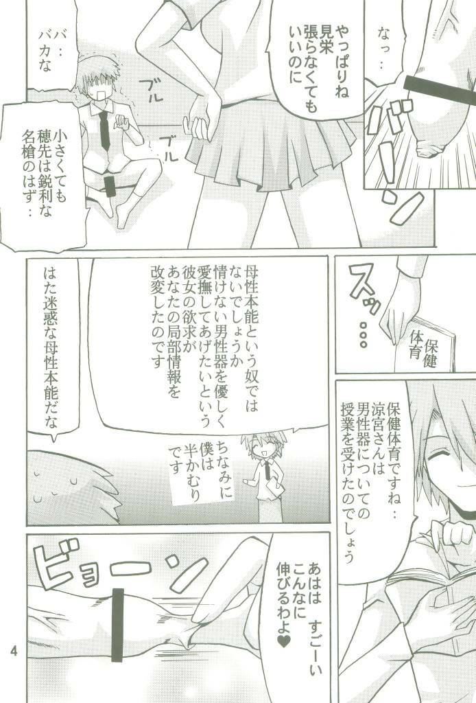 (SC32) [Oohashiya (Oohashi Hikaru)] SOSH (Suzumiya Haruhi no Yuuutsu) page 4 full
