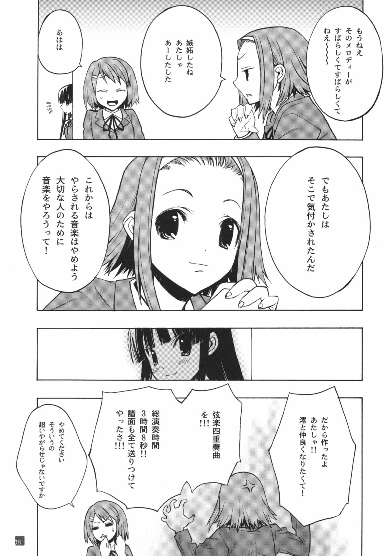 [PIGGSTAR (Nagoya Shachihachi)] KUROI K-ON! (K-ON!) page 8 full