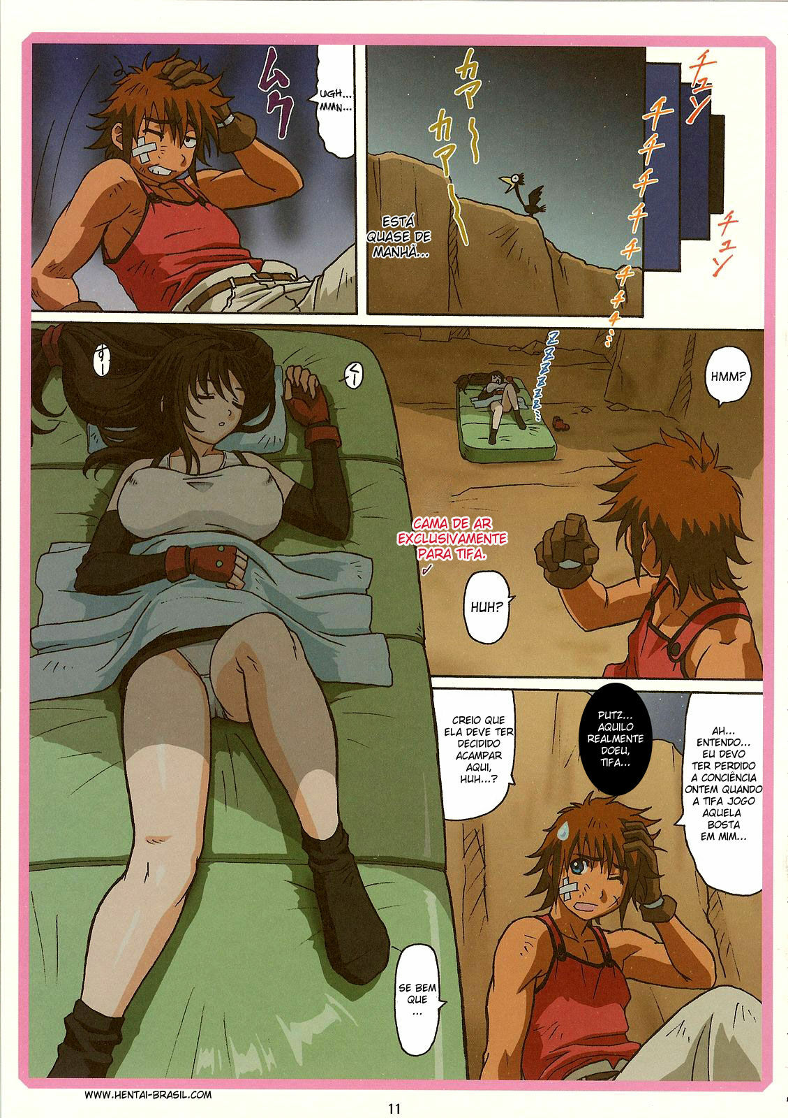 (C70) [Ohkura Bekkan (Ohkura Kazuya)] Tifa W cup (Final Fantasy VII) [Portuguese-BR] page 10 full