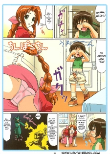(C70) [Ohkura Bekkan (Ohkura Kazuya)] Tifa W cup (Final Fantasy VII) [Portuguese-BR] - page 34