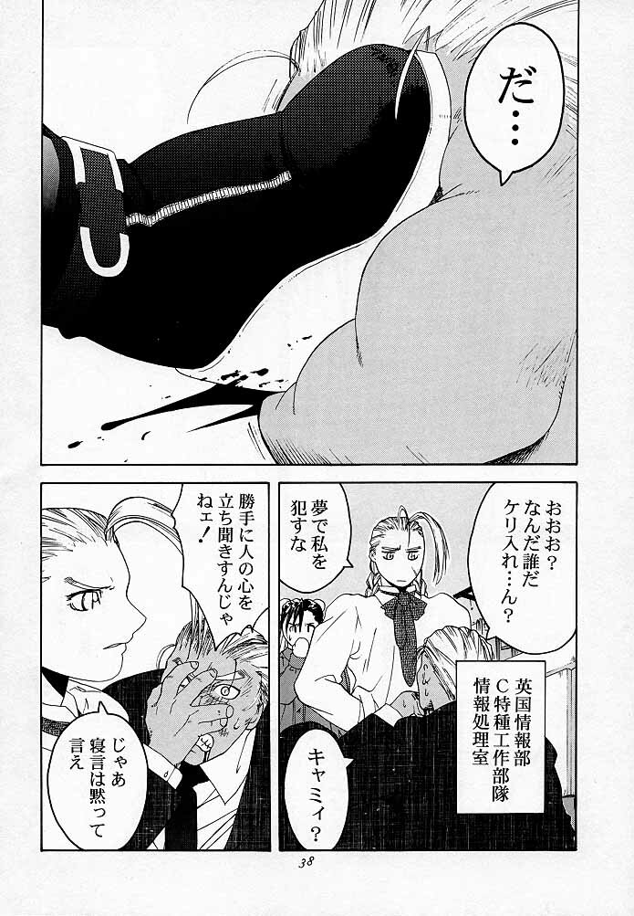 (C54) [Kouchaya (Ootsuka Kotora)] Tenimuhou 2 - Another Story of Notedwork Street Fighter Sequel 1999 (Street Fighter, Neon Genesis Evangelion) page 37 full